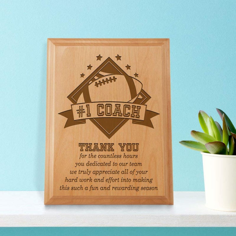 Kate Posh - #1 Football Coach Plaque and Award - Image 5